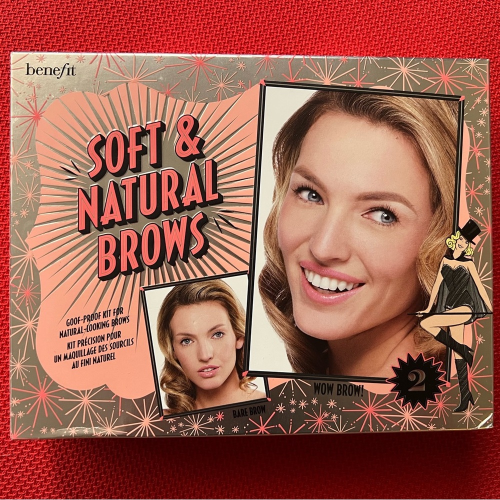 Benefit Cosmetics Soft & Natural Brows Kit *NIB* Shade 2